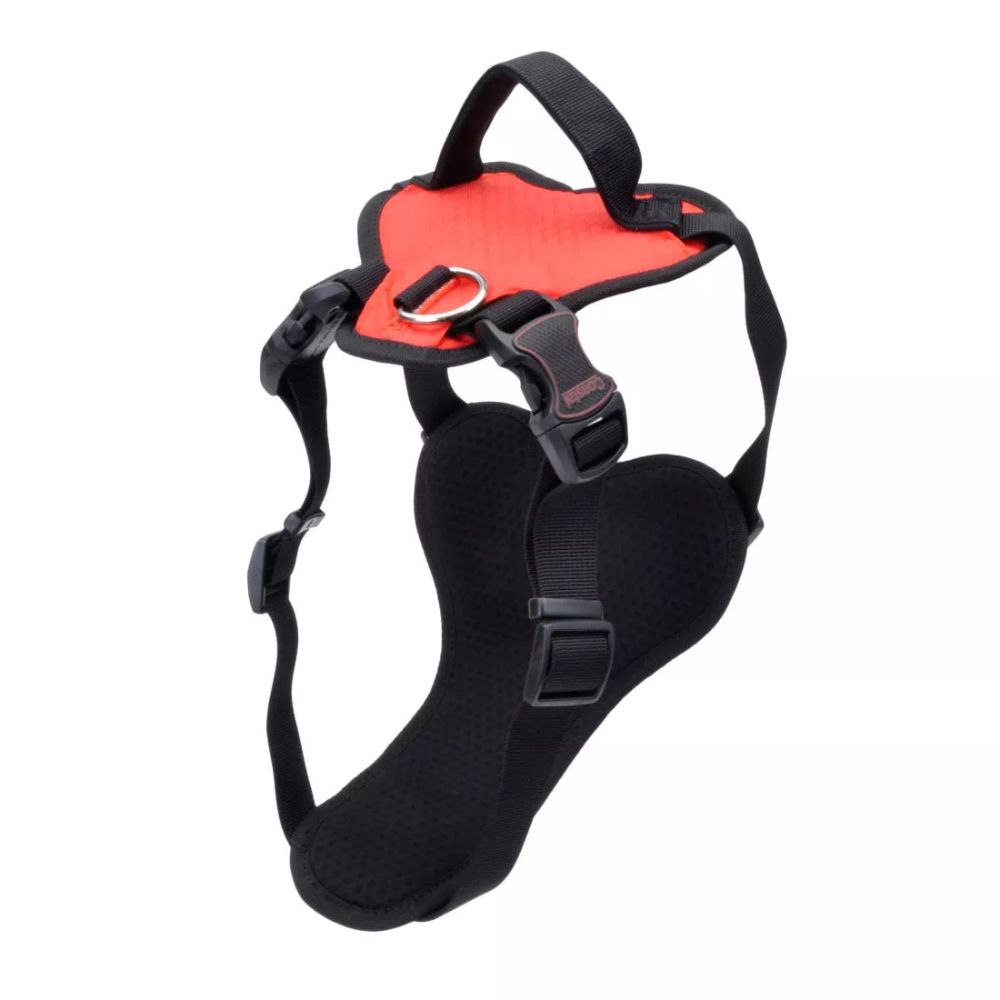 Coastal Inspire Adjustable Dog Harness - Padded Comfort with Control Handle & Secure Fit - Red