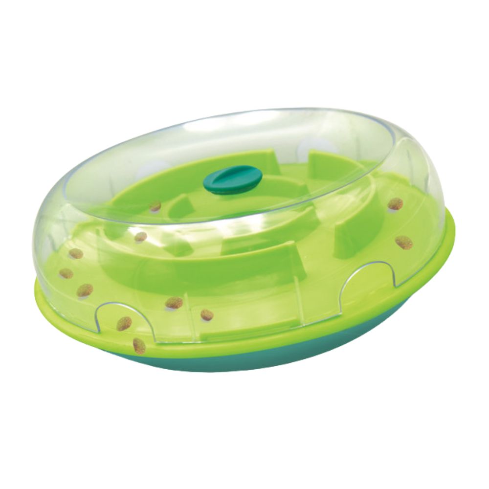 Outward Hound Interactive Dog Slow Feeder - Wobble Bowl Puzzle Toy
