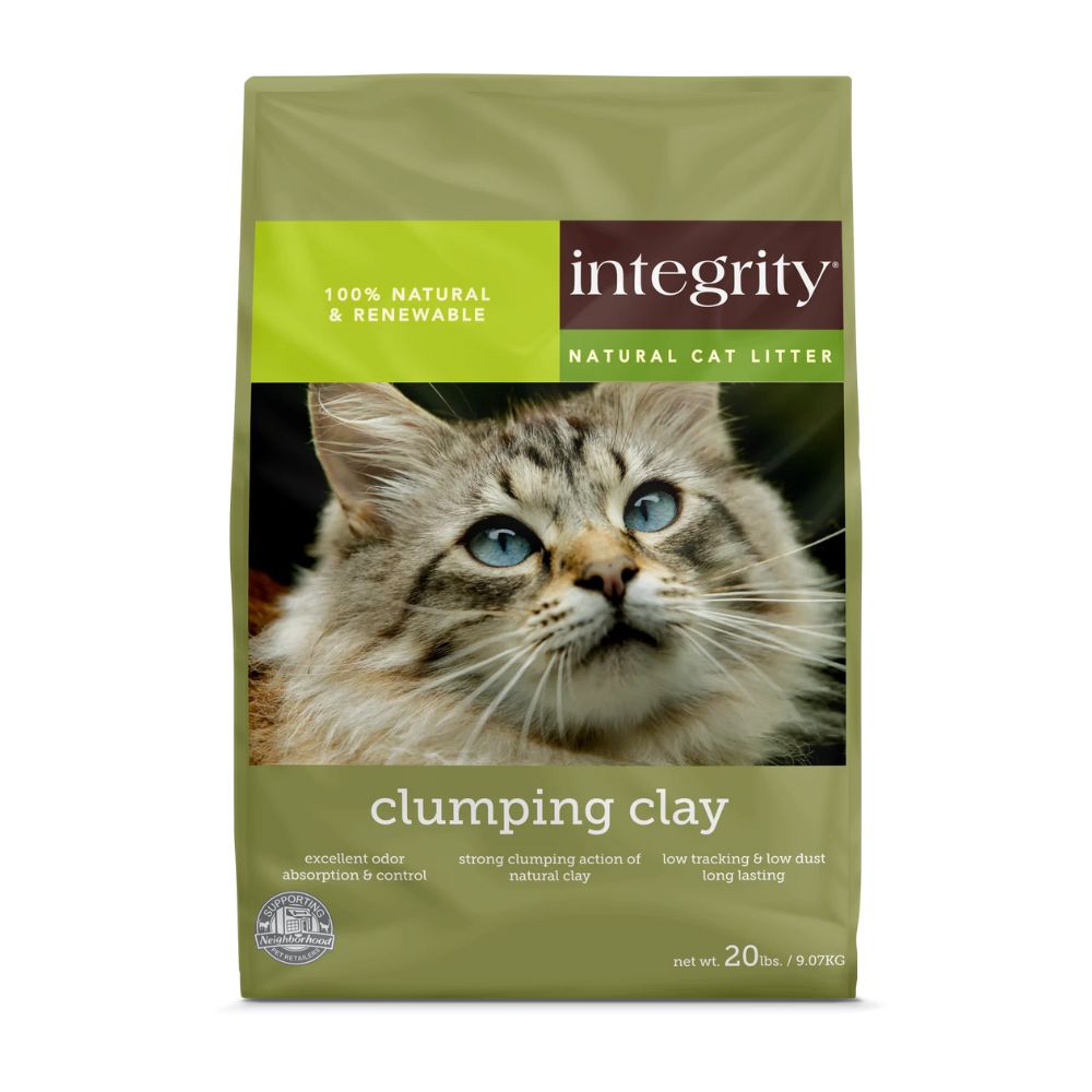 Integrity - Clumping Clay Cat Litter - Low Dust & Long Lasting Strong Odor Control - Unscented