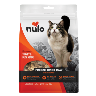 Nulo FreeStyle Freeze Dried Raw Cat Food - Turkey & Duck