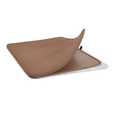 Whisker Cat Litter Trap Mat - Brown