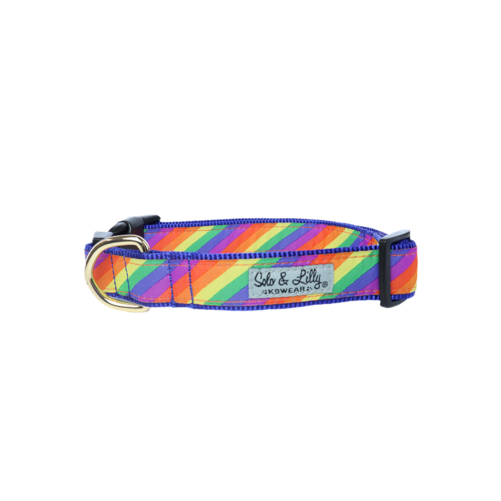 Solo & Lilly - Dog Collar - Rainbow
