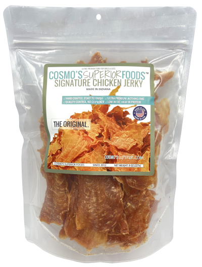 Cosmo's Superior Foods - Dog Treats - Signature Chicken Jerky