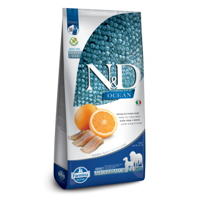 Farmina - Dry Dog Food - Herring & Orange Med/Maxi Adult