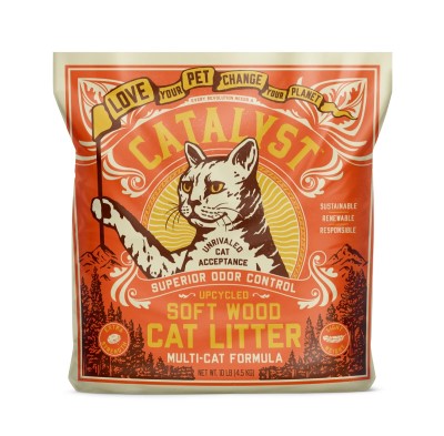 Catalyst Soft Wood Cat Litter - Multi Cat-Multi Cat Wood Litter