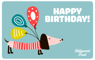 Hollywood Feed eGift Card-Bday Balloons