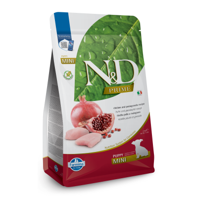 Farmina N&D Prime Dry Puppy Food - Chicken & Pomegranate Chicken Mini Puppy