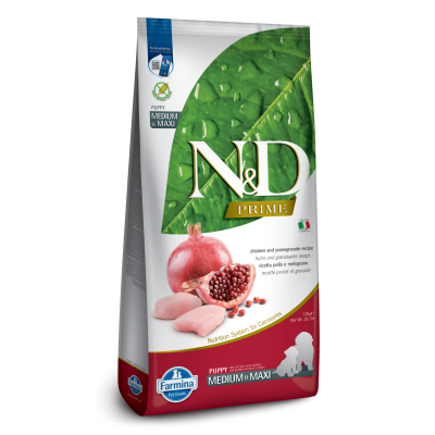 Farmina N&D Prime Dry Puppy Food - Chicken & Pomegranate Med/Maxi Puppy