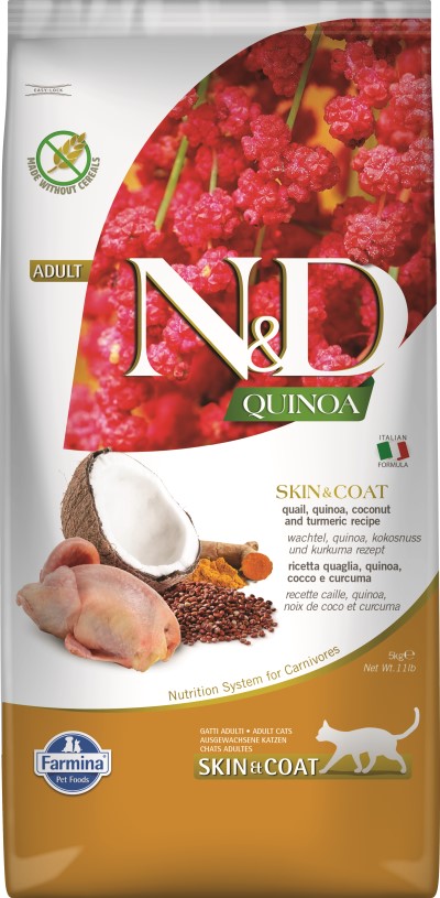 - Dry Cat Food - Skin & Coat Quail