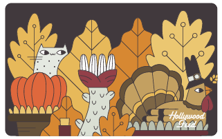 Hollywood Feed eGift Card-Turkey And Cat