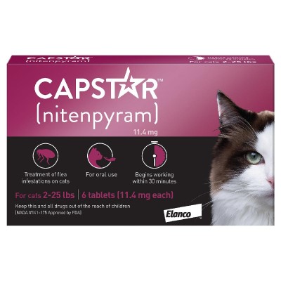 CAPSTAR Oral Flea Treatment - Cat 2-25 lbs