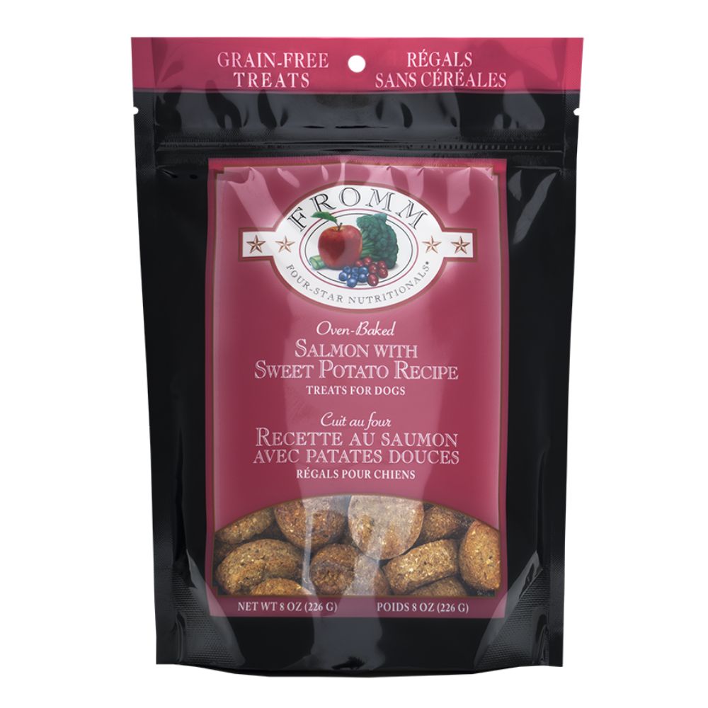 Fromm Four-Star Dog Treats - Salmon with Sweet Potato Recipe