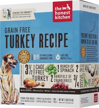 The Honest Kitchen Dog Food - Grain Free Turkey