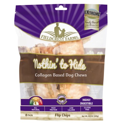Nothin' to Hide Rawhide Alternative Flip Chips - Pork