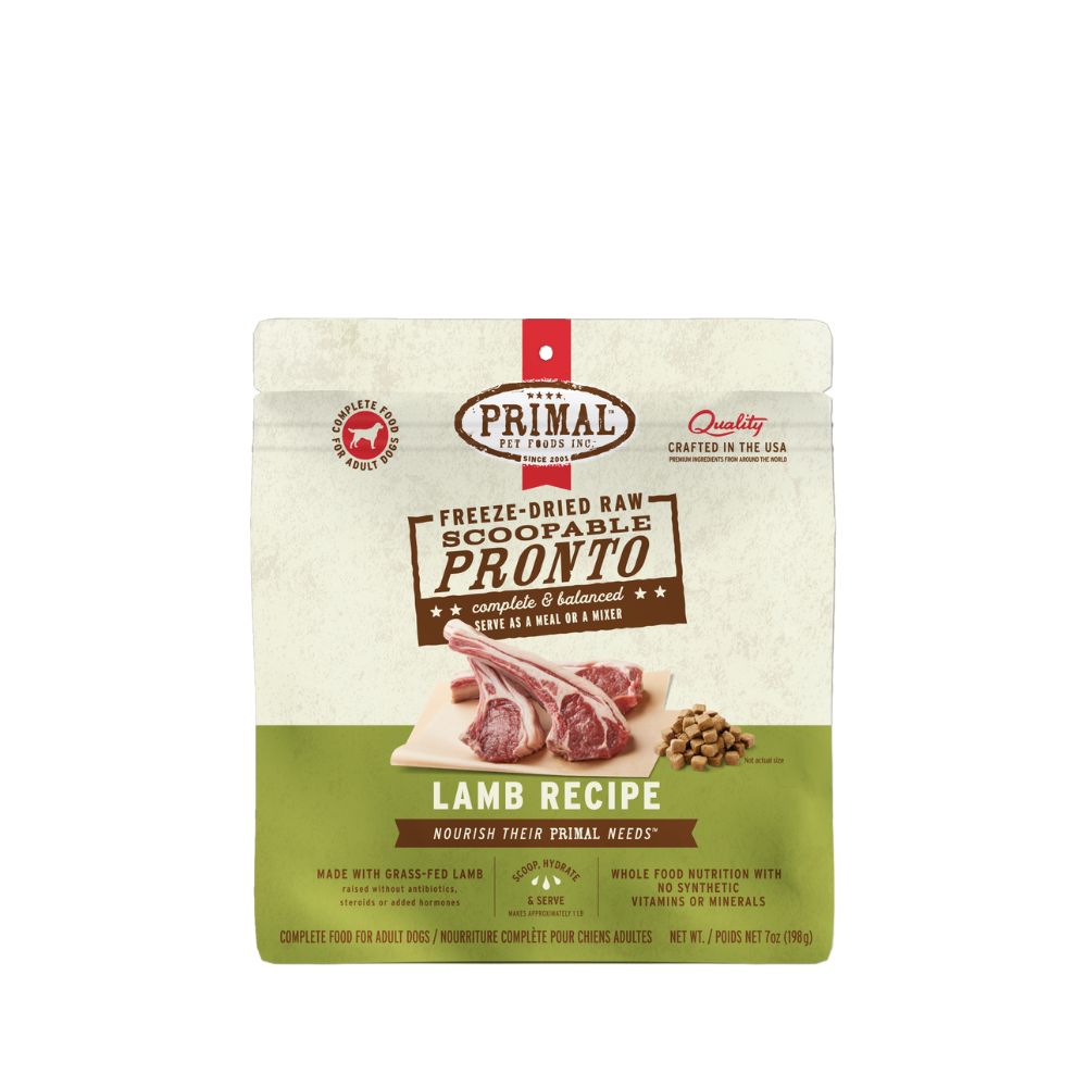 Primal - Dog Food - Freeze Dried Lamb Pronto