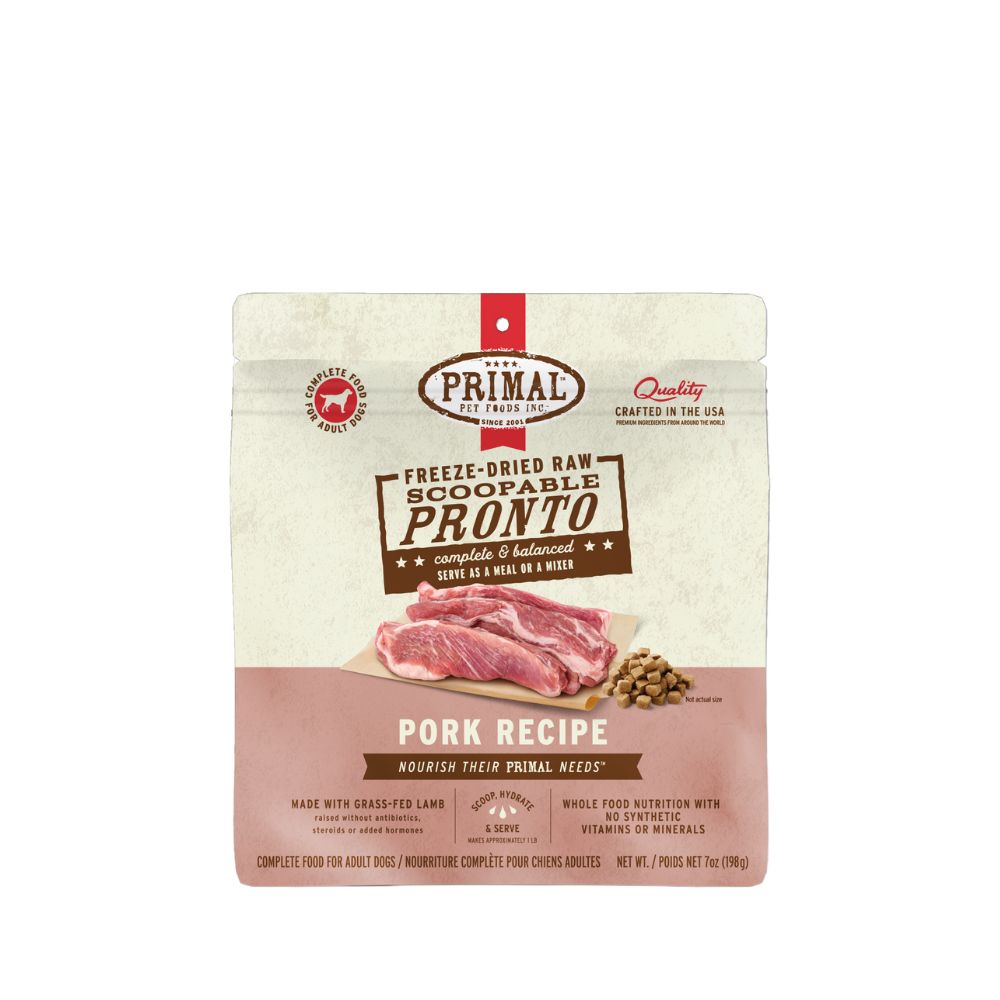Primal - Dog Food - Freeze Dried Pork Pronto