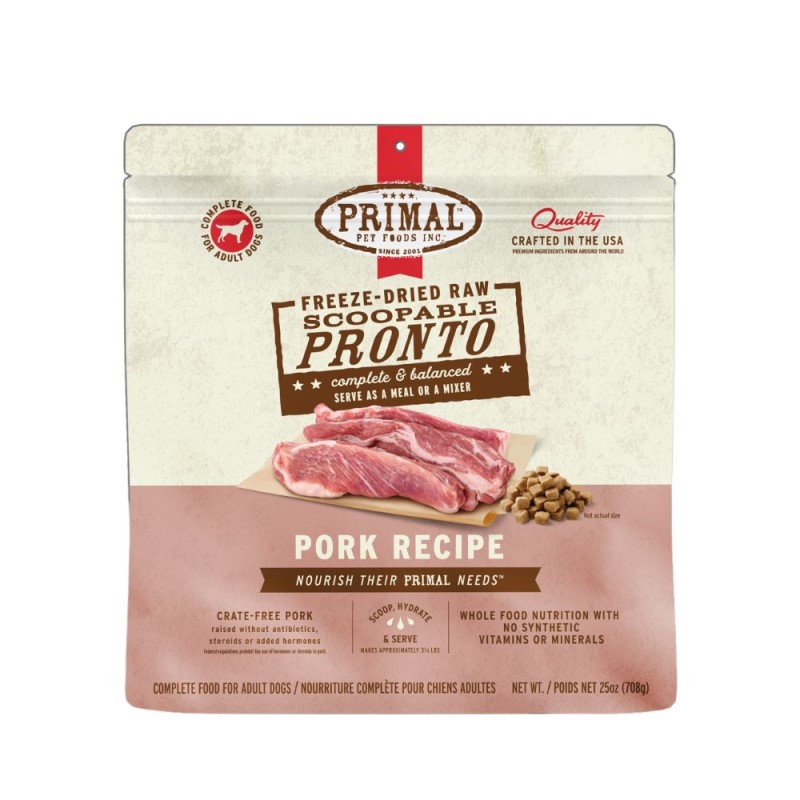 - Dog Food - Freeze Dried Pork Pronto