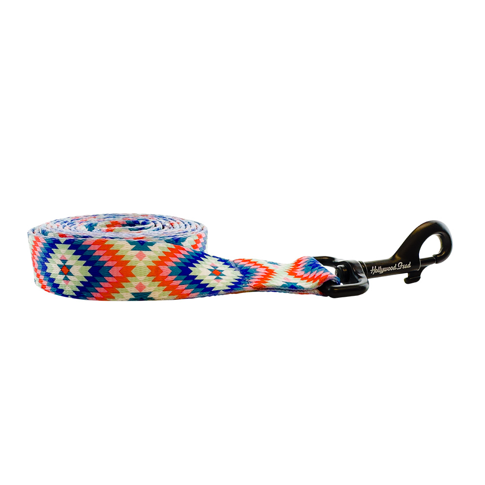 Ohio Made Dog Leash - Southwest Pink