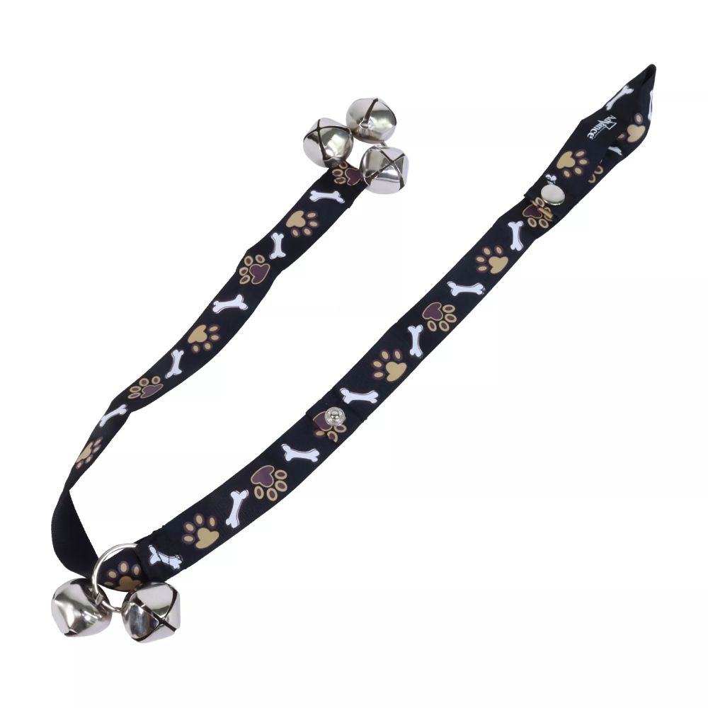 Coastal Advance Dog Potty Training Bells - Adjustable Length & Easy to Use - Bone & Paw