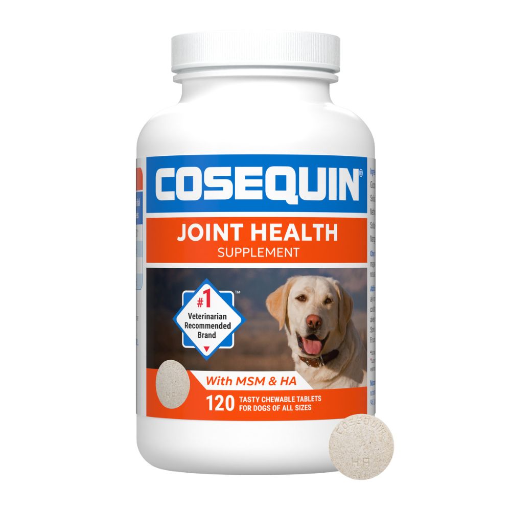 COSEQUIN Tablets for Dogs - Joint Health Supplement with Glucosamine for Mobility