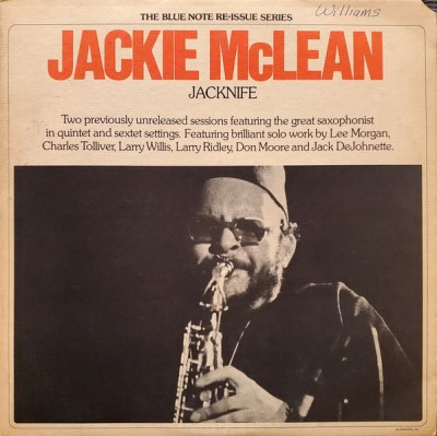 Jackie McLean/Jacknife@Blue Note, 1975. Very Good+@(2LP, Gatefold.)