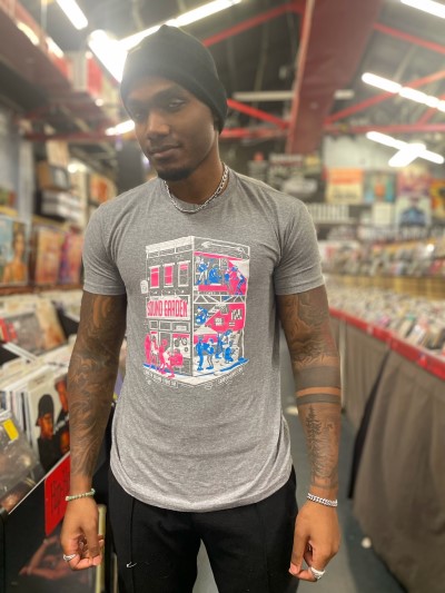 The Sound Garden X Eyeball Fortress/Storefront Shirt - Grey@Small