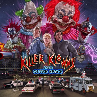 John Massari/Killer Klowns from Outer Space@Waxwork, 2022. Very Good+@(Gatefold. 1 "Popcorn" vinyl, 1 "Cotton Candy" vinyl.)