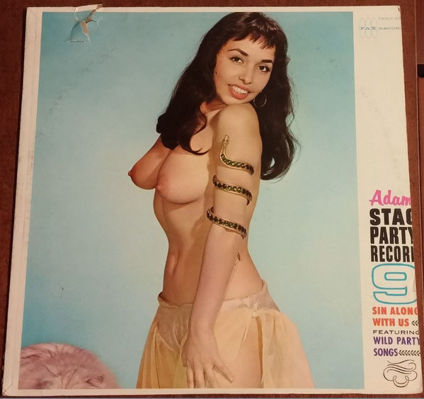 Unknown Artist/Adam Stag Party Record 9-Sin Along With Us Featuring Wild Party Songs@Fax Record Company. Very Good+