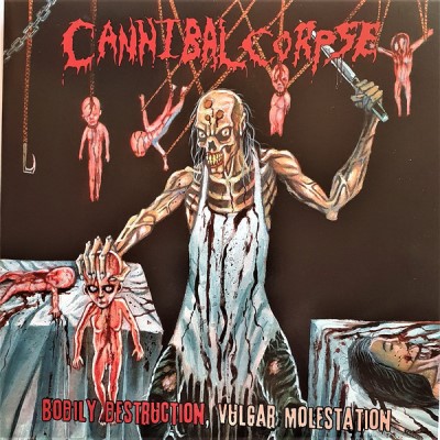 Cannibal Corpse/Bodily Destruction, Vulgar Molestation@Reek Of Death, 2022. Very Good+@(2LP, Gatefold. White vinyl. Unofficial Release.)