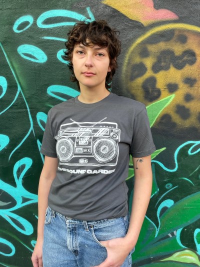 The Sound Garden X Sean Davidson/Boombox T-Shirt - Charcoal@Small