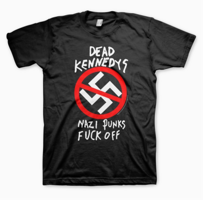 T Shirt/Dead Kennedys - Nazi Punks Fuck Off - Xl@Manic Merch
