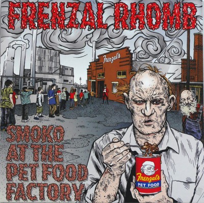 Frenzal Rhomb/Smoko At The Pet Food Factory (Red/Gray)@Fat Wreck Chords, 2017. Very good +@Red/Gray Split Vinyl. Limited to 201