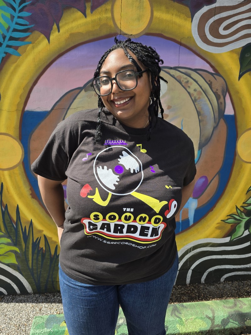 The Sound Garden X Tommy Lincoln/"Groovy Guy" T-Shirt - Black@Extra Large