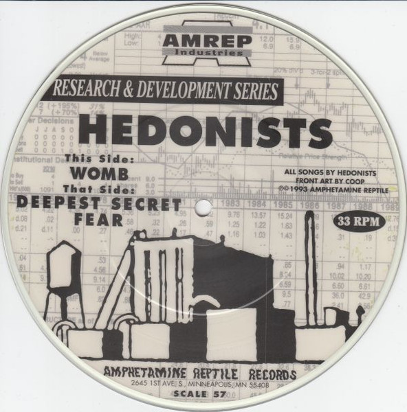Hedonists/Womb / Deepest Secret Fear@Amphetamine Reptile Records, 1993