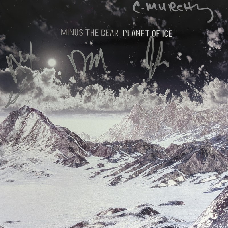 *SIGNED* Minus The Bear/Planet Of Ice (Purple Vinyl