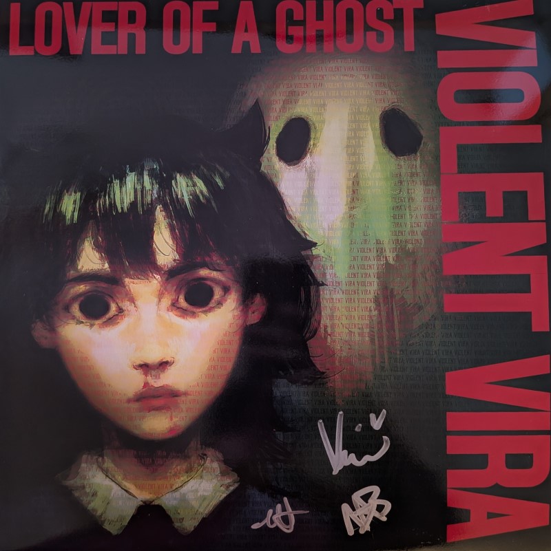 *SIGNED* Violent Vira/Lover Of A Ghost (RUBY WHITE MIST VINYL)