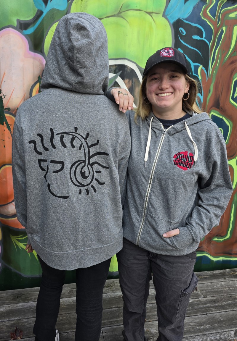 The Sound Garden/Logo Hoodie - Heather Gray@Medium