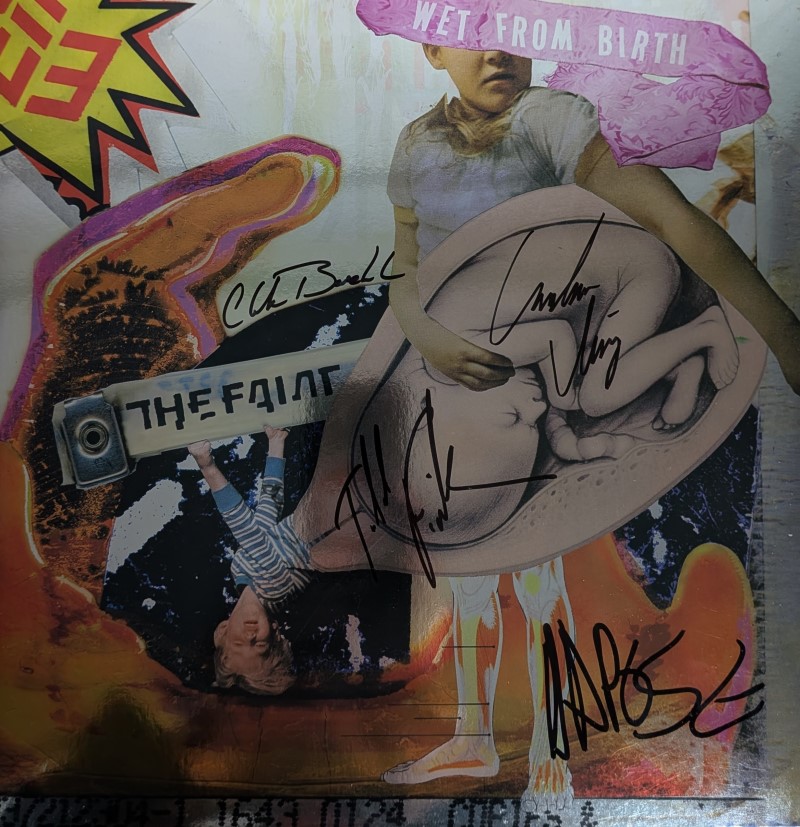 *SIGNED* The Faint/Wet From Birth (TRANSPARENT VINYL)@Deluxe Edition@2LP