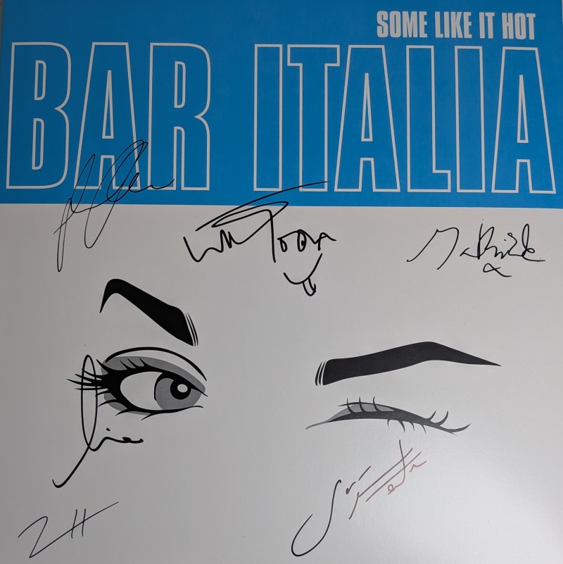 *SIGNED* bar italia/Some Like It Hot (TURQUOISE VINYL)