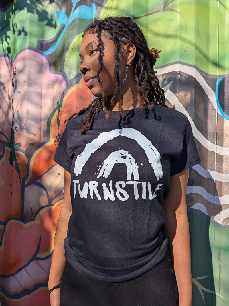 Turnstile/Double Rainbow T-Shirt - Black@Large