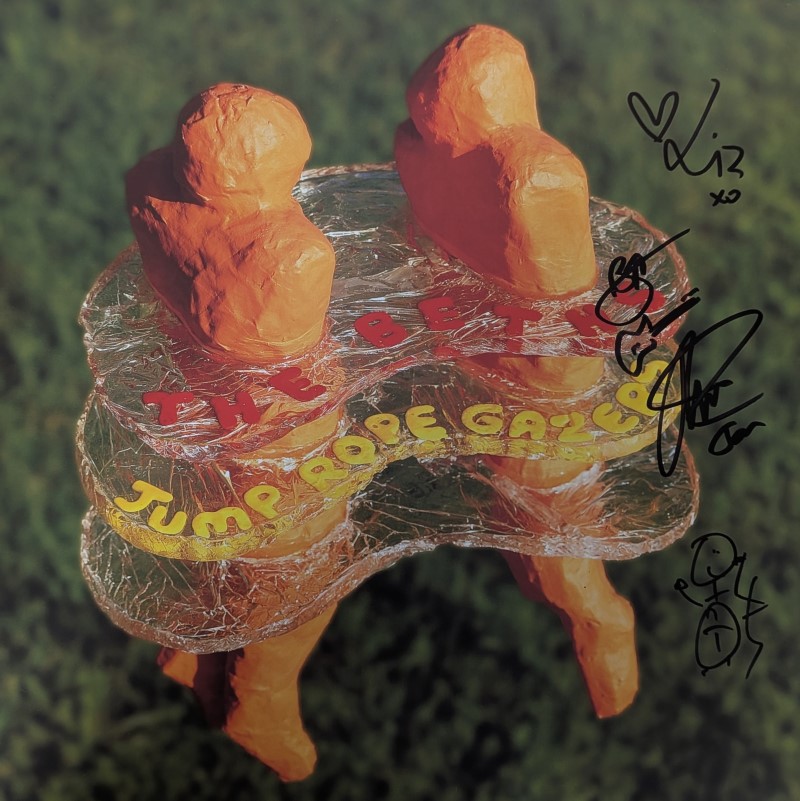 *SIGNED* The Beths/Jump Rope Gazers ('BEAM OF LIGHT' ORANGE ON CLEAR VINYL)