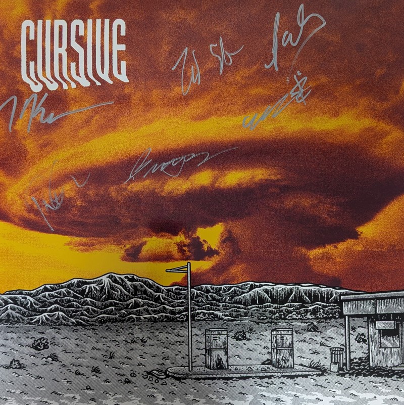 *SIGNED* Cursive/Devourer (Oxblood Red/Black Vinyl)
