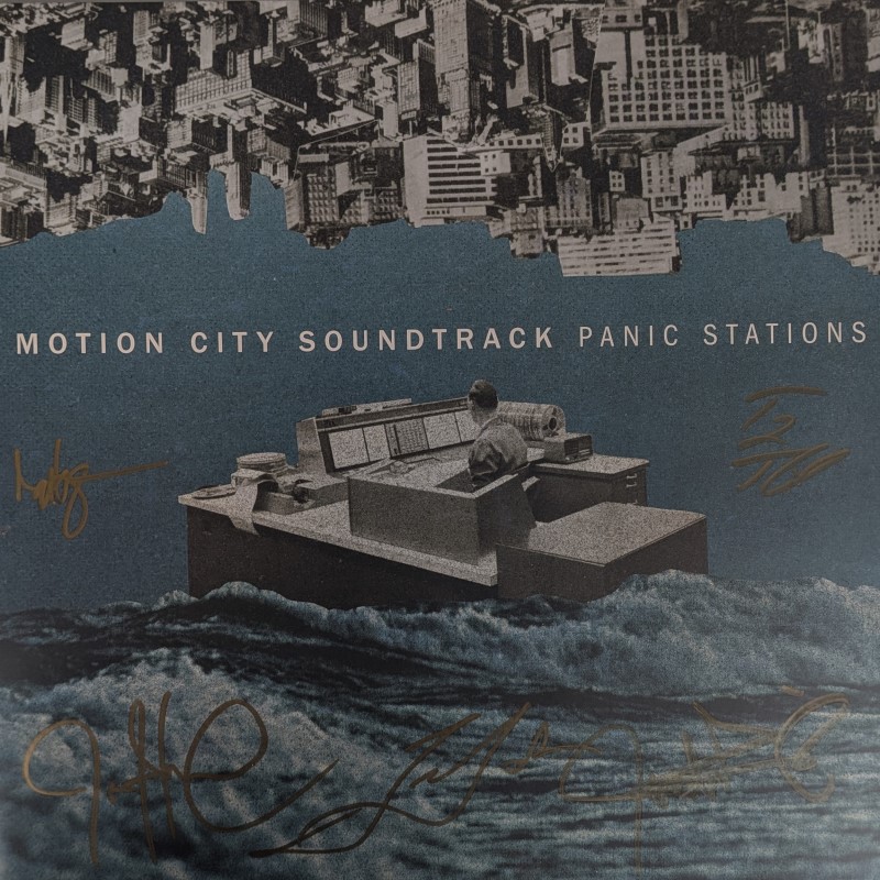 *SIGNED* Motion City Soundtrack/Panic Stations