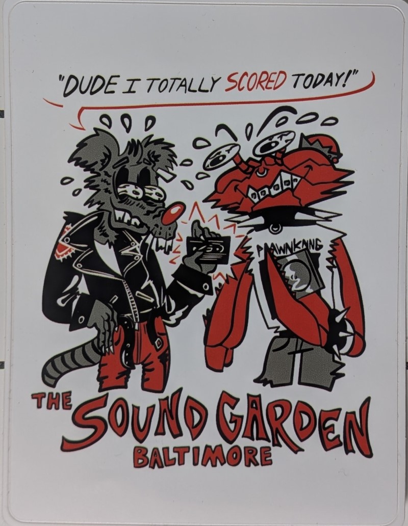The Sound Garden X Renkorama/"Score" Sticker