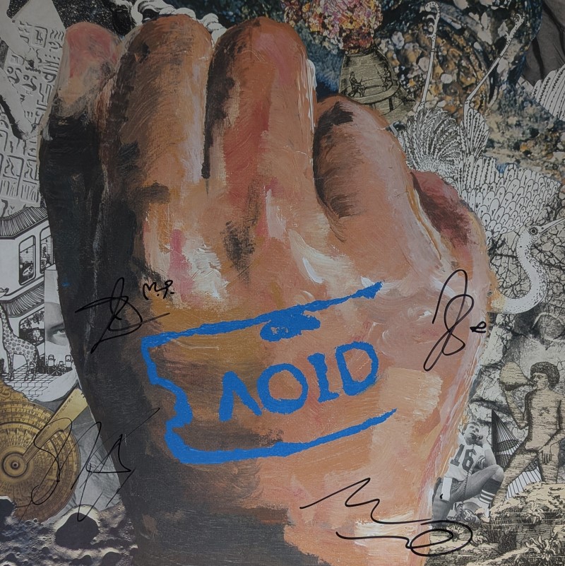 *SIGNED* Ratboys/AOID (Blue And Gray Splatter)