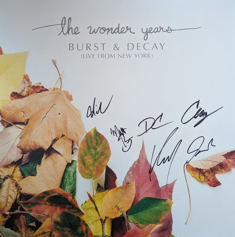*SIGNED* The Wonder Years/Burst & Decay (Live From New York)