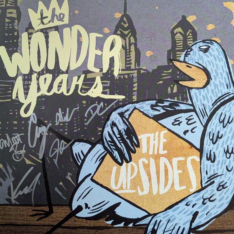 *SIGNED* The Wonder Years/The Upsides (Transparent Blue)