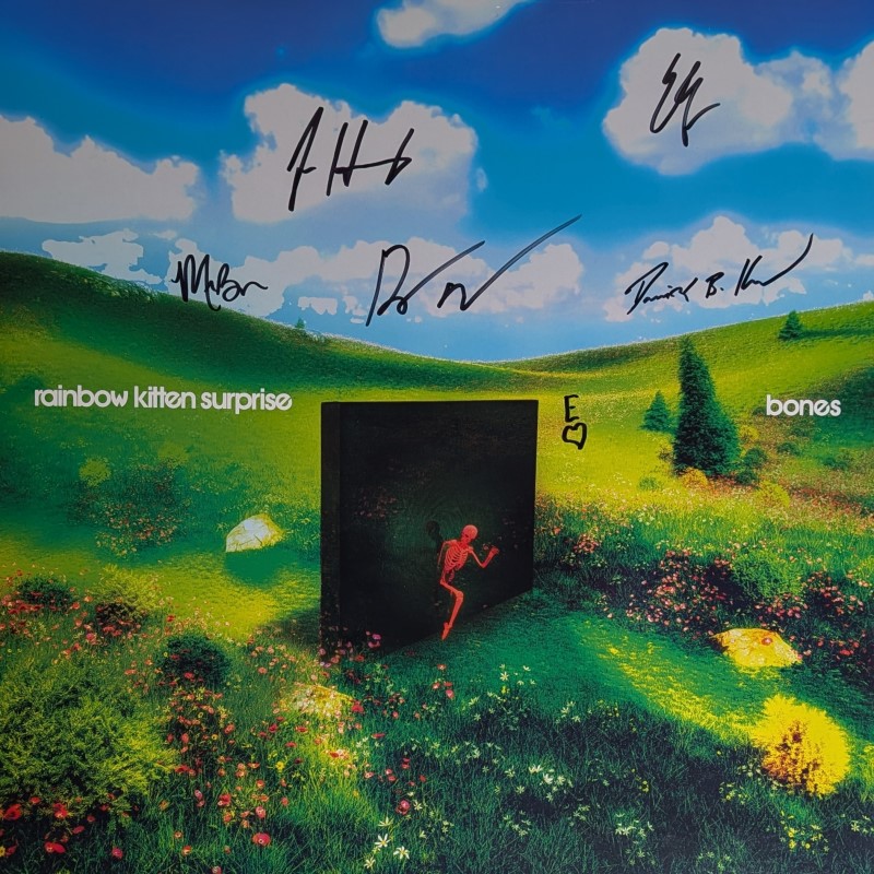 *SIGNED* Rainbow Kitten Surprise/bones (Banana Vinyl)