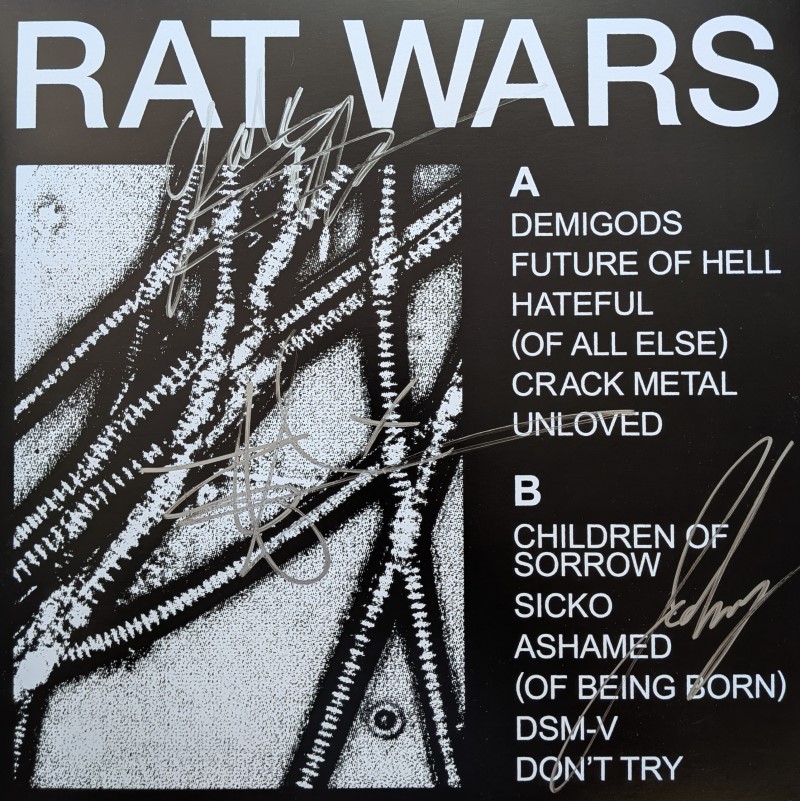 *SIGNED* HEALTH/Rat Wars (Translucent Ruby Red Vinyl)