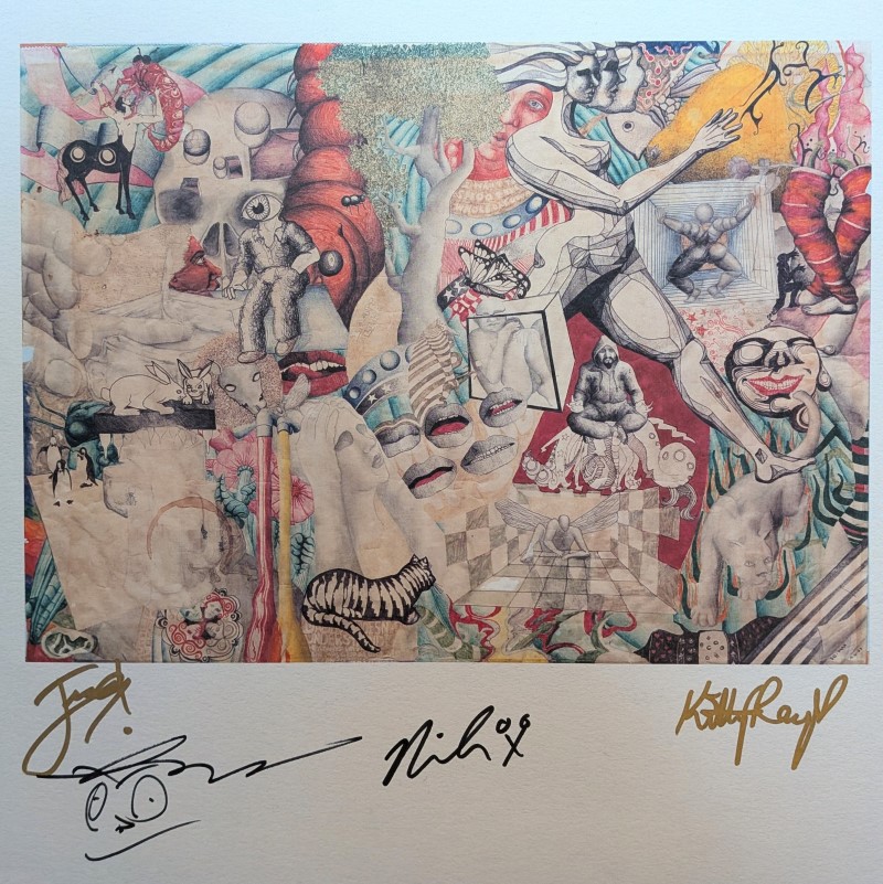 *SIGNED* Teen Suicide/Honeybee Table at the Butterfly Feast (Citrus Swirl Vinyl)